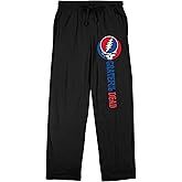 Bioworld Grateful Dead Logo Adult Black Sleep Pajama Pants