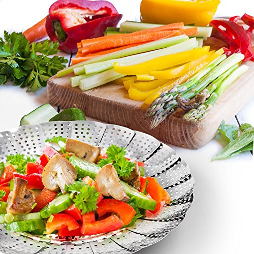 3 Large+Vegetable+Steamer+Basket+Set