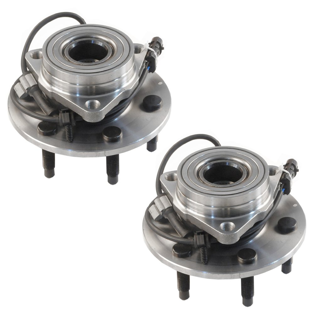 DRIVESTAR 4WD Only 515036x2 Pair New Front Wheel Hubs & Bearings for Chevy GMC Truck 4x4 AWD w/ABS