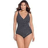 Miraclesuit Women's Plus Swimwear Gasparilla Oceanus Tummy Control Soft Cup One Piece Swimsuit