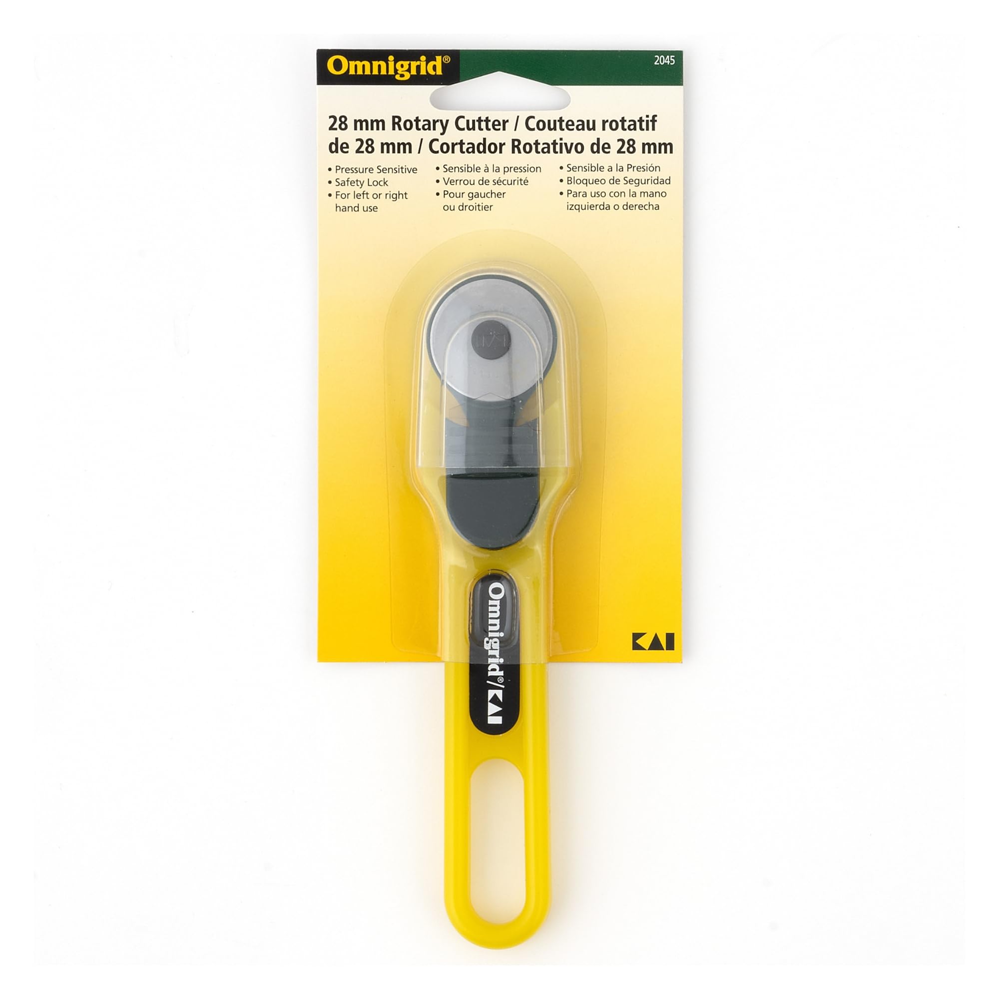 Dritz 2045 Omnigrid Rotary Cutter-28 mm, Yellow, 28 mm