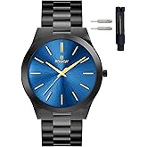 Weayege Mens Watches,Classical Stainless Steel Men's Wrist Watches,Fashion Minimalist Business Men's Wrist Watches Luxury Quartz Waterproof Watches Bussiness Watches for Men,Gifts for Men