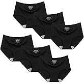 INNERSY Girls' Underwear Seamless Breathable No Show Lightweight Panties 6-Pack