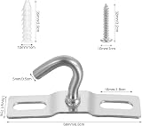 RosewineC 3 Pack Ceiling Hook 68mm Heavy Duty Mount Pendant Fitting view 2