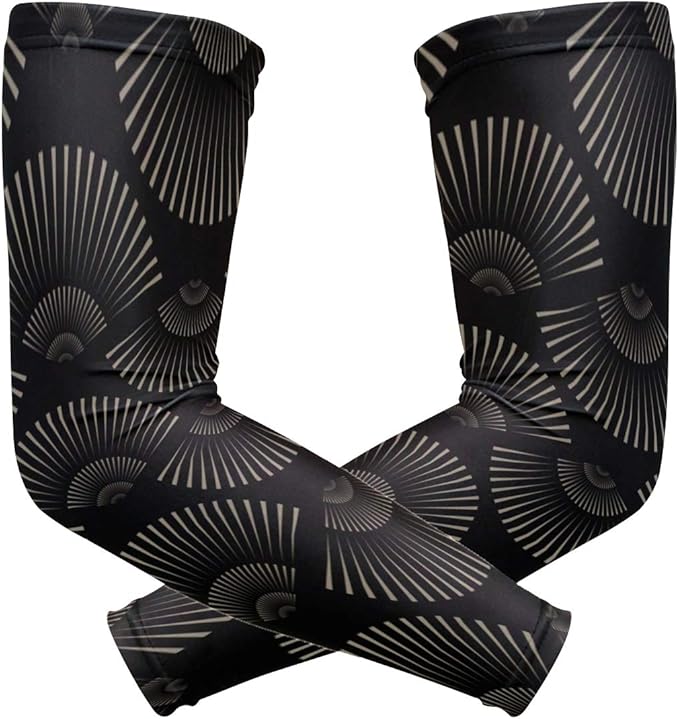 Sun Protecting Sleeves Traditional Folding Fan