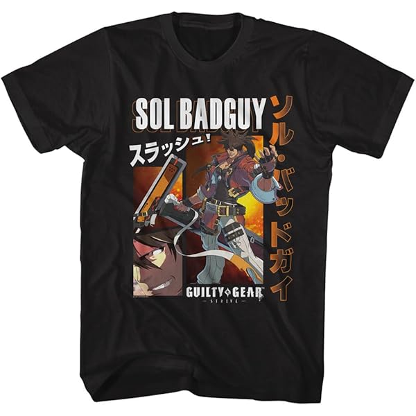 トップス guiltyguys Amazon.com: American Classics Guilty Gear Strive SOL Badguy