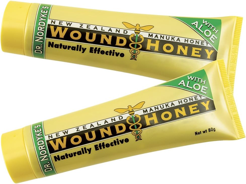 Wound Honey, Manuka Honey Wound Cream with Active Manuka Honey (1 Color, 2 Pack)