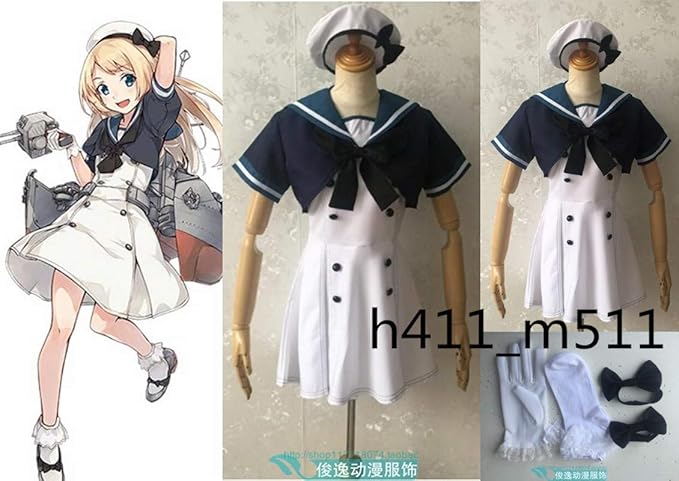 Amazon 艦隊これくしょん 艦これ コスプレ J級駆逐艦 ジャーヴィス Jervis コスプレ衣装 コスプレ 仮装 通販