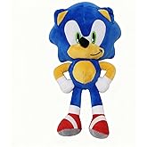 Sonic Plush Doll,The Movie Collect Anime Toy, Christmas Stuffed Animals Plush Pillow Gift for Kids (Blue)