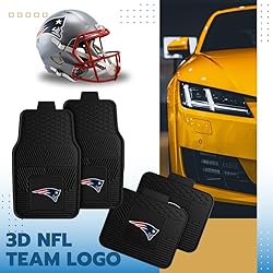 Fanmats New England Patriots Set of 4 Car Mats for