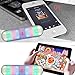 BraveGo Portable Bluetooth 3.0 Wireless Pill Speaker with Fm Radio Support, 3.5mm Connector, Built-in Microphone, Rechargable Battery and Color Flash LED Light (White)