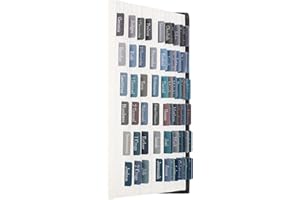 BRYTEFY Earthy Blue Bible Tabs for Women and Men, Large Print Laminated Bible Tabs, Easy to Read, Easy to Apply, Bible Journaling Tabs