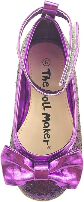 girls purple dress shoes