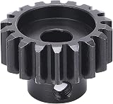 Keenso 18T Steel Pinion Motor Gear 8mm Shaft for RC Car Racing Maintenance view 9