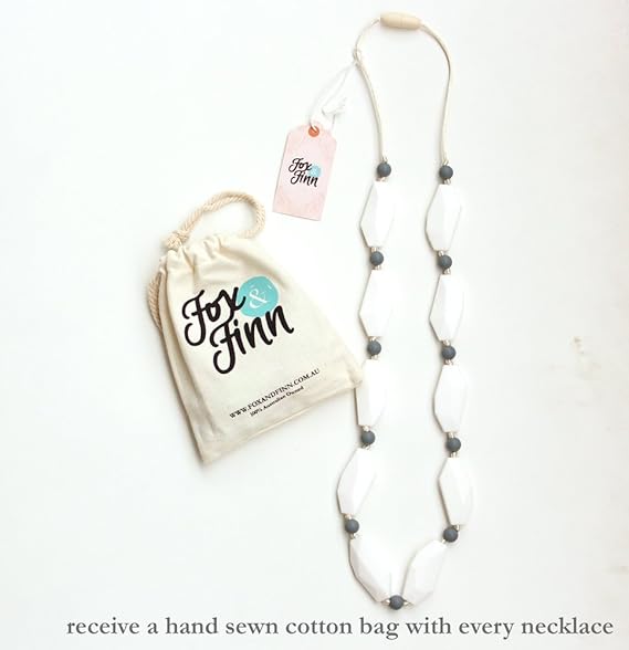 fox and finn teething necklace