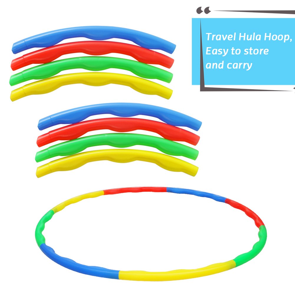 Akokie Hula Hoop Kids, Hoop Kit Game, Outdoor Toys Garden Ring Dia 75 CM Play for Girls Boys 3 4 5 6 Years Old