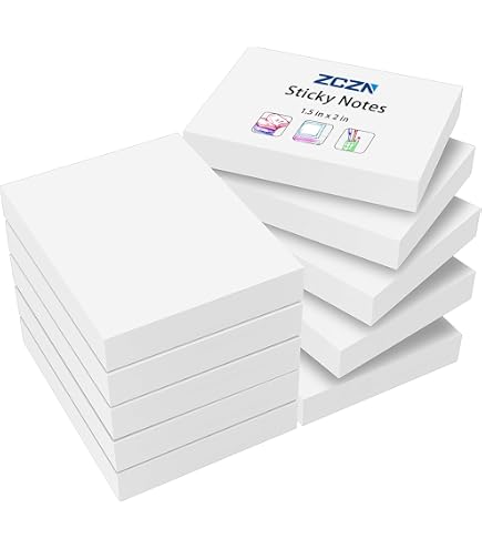 White Sticky Notes Small