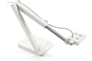 OKIOLABS OKIOCAM S2 Document Camera Webcam with Microphone, Supports iPad iOS, for Online Learning, Tutoring, Doc Cam for Teachers for PC/Mac/Chromebook