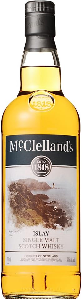 Amazon Co Jp シングルモルトウイスキー マクレランズ アイラ ウイスキー イギリス 750ml 食品 飲料 お酒