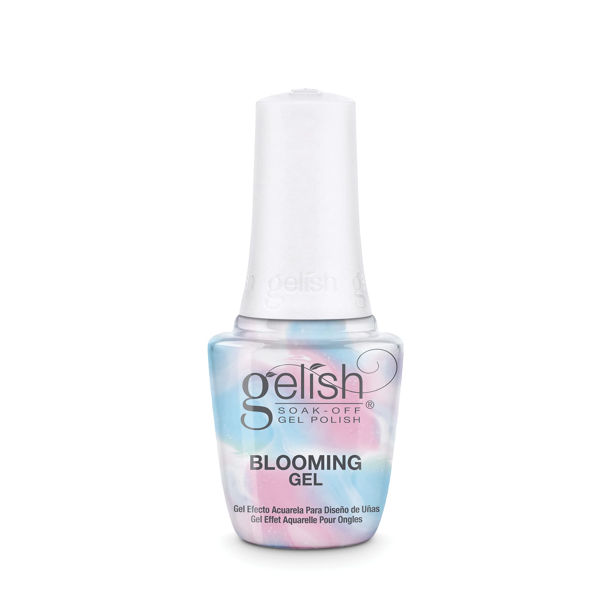 Gelish Blooming Gel - Nail Design Coat, Nail Art Accessories, Create Marble & Watercolor Nail Art, Easy Application, No Mess, LED Cured, Professional Finish, Quick Curing, Cruelty-Free, 0.5oz