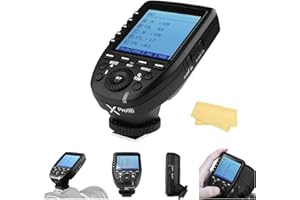 Godox XPro-N i-TTL 2.4G High-Speed Sync Wireless Flash Trigger Transmitter Compatible for Nikon Cameras, 1/8000s,11 Customizable Functions,16 Groups and 32 Channels