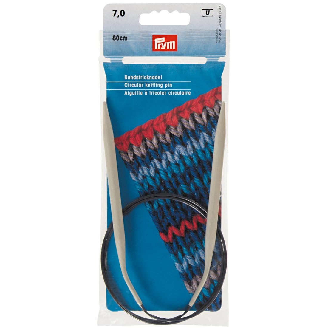 Prym Circular Knitting Needle, Aluminium, Grey, 7 mm — image 1