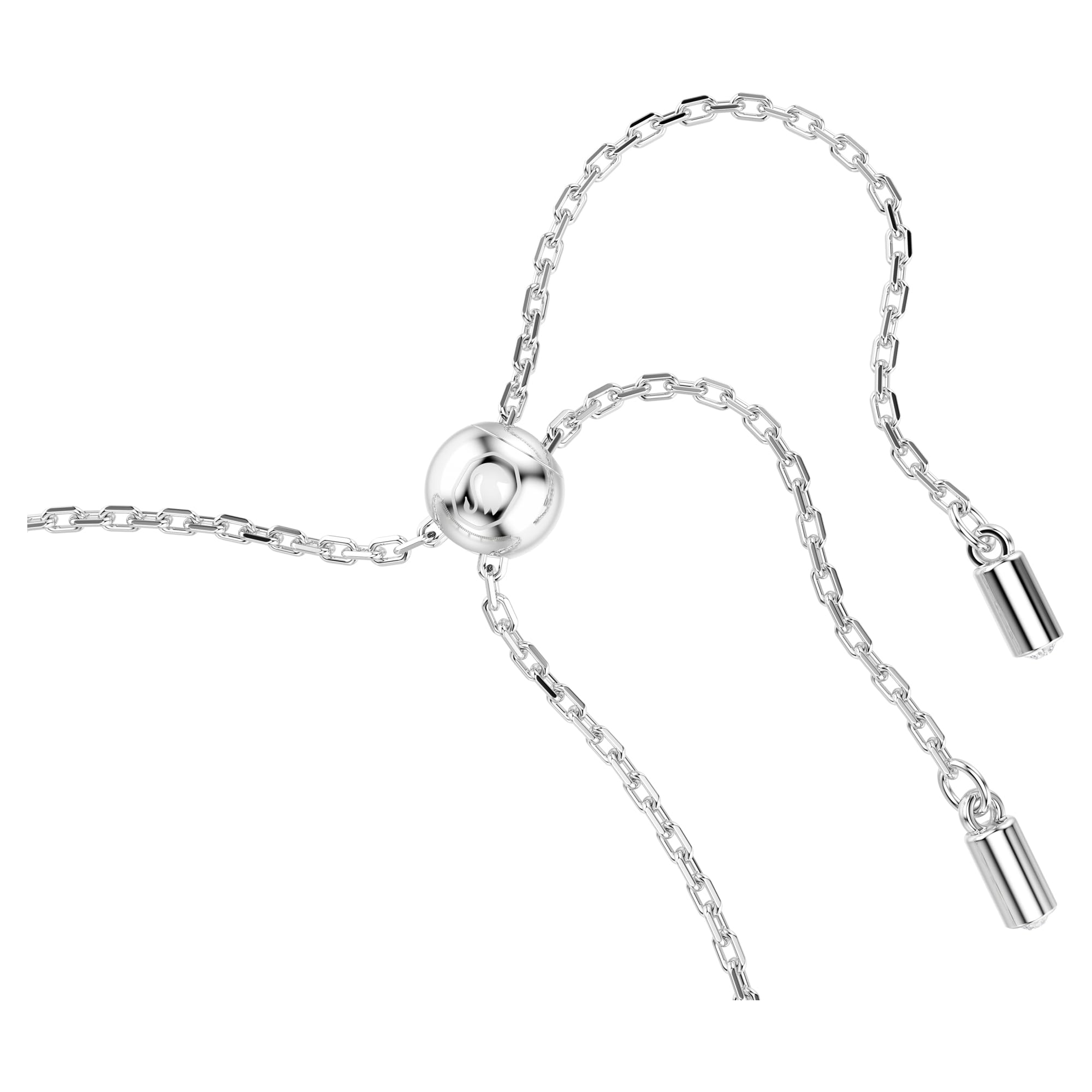 Swarovski Ariana Grande x Crystal and Pearl Soft Bracelet in Rhodium Finish - Part of the Ariana Grande x Capsule Collection