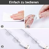 RYCHUI 120 Pieces Outdoor Cable Clips with Adhesive Pads Self Adhesive Wire view 5