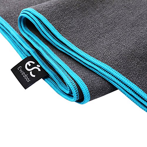 image for Ewedoos Yoga Mat Towel - Super Soft, Sweat Absorbent, Non-Slip Bikram 