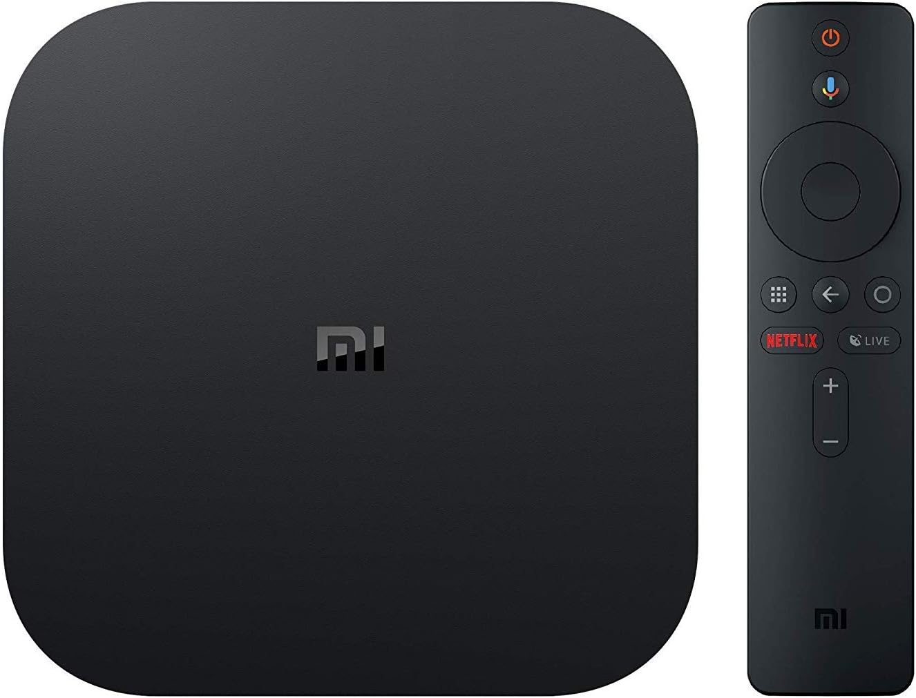 Xiaomi Mi Box S Android TV with Google Assistant Remote Streaming Media Player - Chromecast Built-in - 4K HDR - Wi-Fi - 8 GB - Black: Electronics