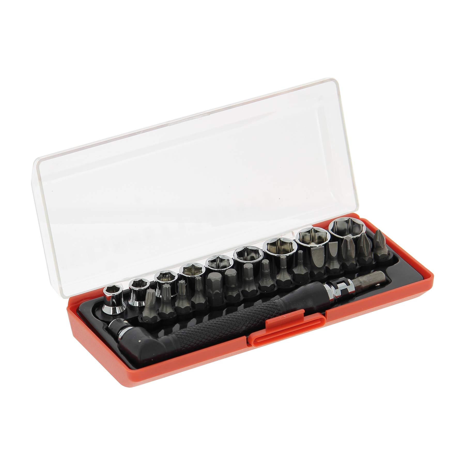 Cartec 233422 Box of Bits and Sockets 26 Pieces