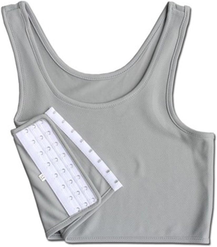 Women Hook Vest Top Lesbian Chest Tomboy Slim Fit Straps Tank Sports Bra Chest Binders Cosplay Corset