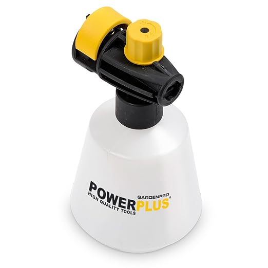 Powerplus Power Washer Nozzle High Foam Adjustable Detergent Bottle