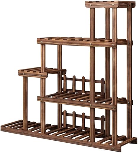Amazon Co Jp 5階建て木製はしごのフラワーラック 屋内 屋外の庭の階段植物のポットのディスプレイホルダースタンド収納コーナー棚 オフィス バルコニー ダークブラウン ホーム キッチン Amazon Co Jp 5階建て木製はしごのフラワーラック 屋内 屋外の庭の階段植物のポットのディスプレイホルダースタンド収納コーナー棚 オフィス バルコニー ダークブラウン ホーム キッチン