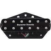 Seymour Duncan Pearly Gates For Tele - Bridge -Black | Pearly Gates Tele bridge delivers thick P.A.F. warmth, vocal mids and Texas sizzle without losing Tele attitude.