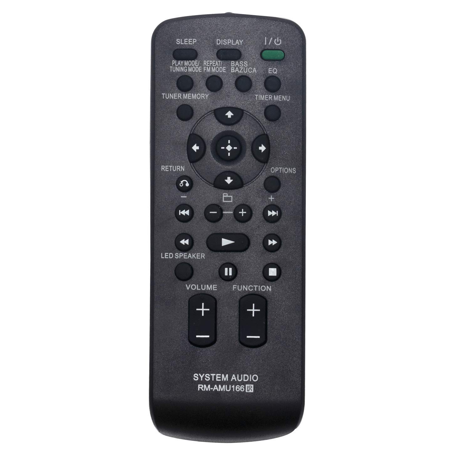 VINABTY RM-AMU166 RMAMU166 Remote Control Replacement for Sony Audio Player System FST-GTK37IP RDH-GTK17IP RDH-GTK37IP FST-GTK17IP GTK-X1BT