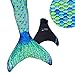 Fin Fun Reinforced Mermaid Tails for Swimming and Monofin - Kids, Girls & Adults