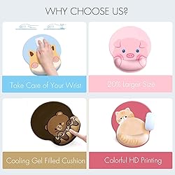Cute Ergonomic Mouse Pad Wrist