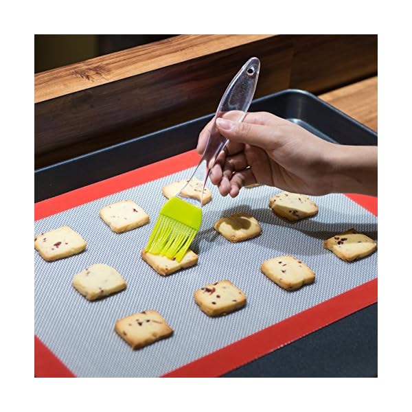 XChef Silicone Basting Pastry Brushes for Cooking Baking BBQ, Kitchen Brush for Food Butter