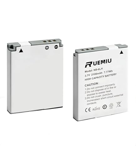 Amazon.com : Kastar NB-6L Replacement Battery for Canon PowerShot