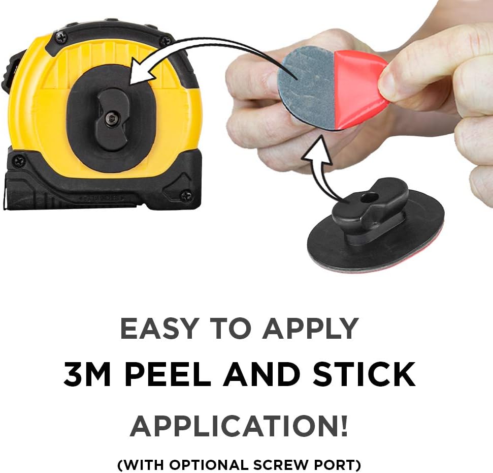 Spider Tool Holster - Tape Measure Set - Securely hold and quick access to your tape measure, bit box, and more flat surfaced tools! - Image 5