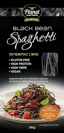 Planet Plant Based Schwarze Bohnen Spaghetti 200g Vegan Und Glutenfrei Amazon De Lebensmittel Getranke