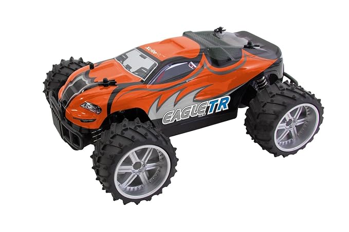 XciteRC 30508000 - Ferngesteuertes RC Auto Eagle Truggy M, 1:16, 2WD RTR Modellauto, orange