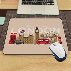 Nicokee London Gaming Mouse Pad Famous Britain