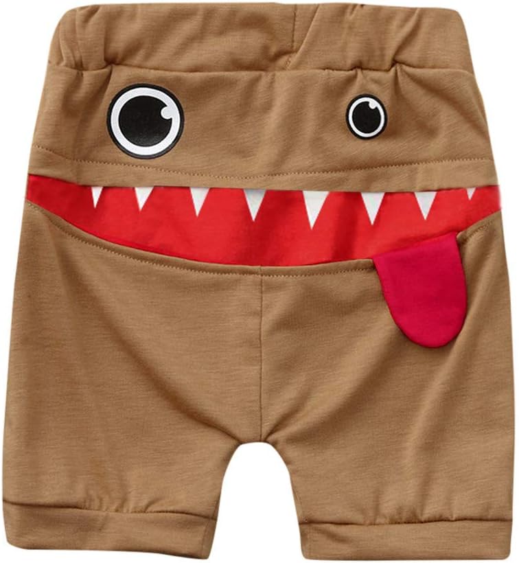 Xisheep Baby Outfits Toddler Children Kid Boys&Girls Cartoon Tongue Harem Shorts Trousers Shorts
