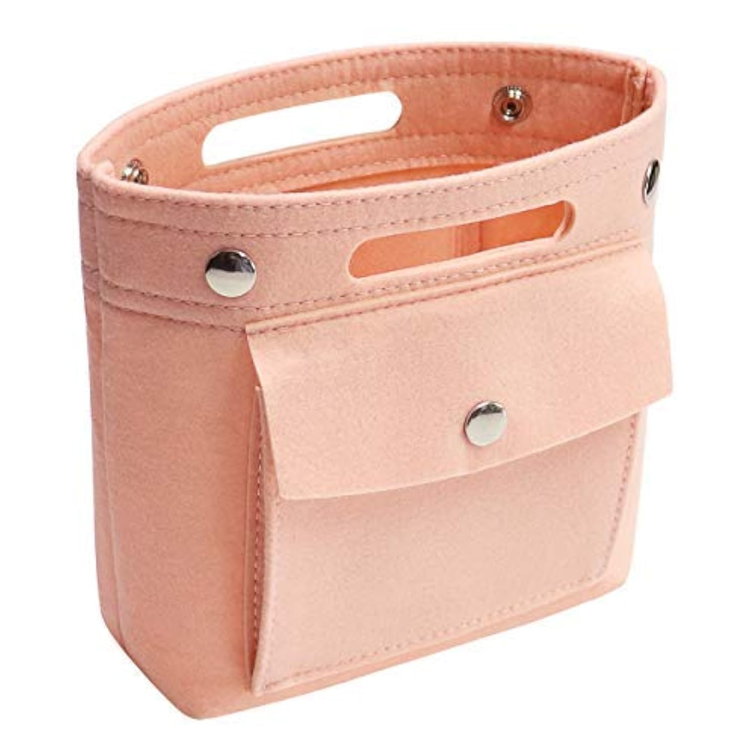 Soyizom Purse Organiser Insert for Tote Bag,Mini Handag Insert for Speedy Neverfull NeoNoe Noe BB,Pink