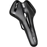 GORIX Bike Saddle Seat Comfortable Cushion with Rail Mountain Road Bicycle for Men and Women (A6-1)