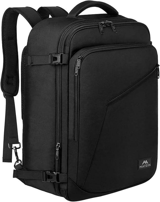 Mochila de Viagem Cabine Avião 40x30x20, Mochilas de Viagem para Mulheres e Homens, Mochila Cabine 30L Malas de Viagem, Mochila de Viagem Cabine Trabalho e Vida para Vueling, Ryanair, Preto