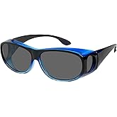 Fit Over Sunglasses Polarized Lens Case Included Wear Over Prescription Eyeglasses 100% UV Protection for Men and Women