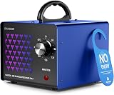 ONAMOR Ozone Generator Odor Eliminator 70000mg, High Capacity Ozone Machine Odor Removal Up to 6000 Sq.Ft, Ozone Ionizer Ozonator for Smoke, Car, Basement And Pet Room, Blue